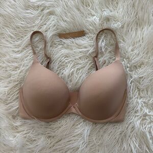 Skims Fits Everybody T-shirt Demi Bra Clay Size 34DDD